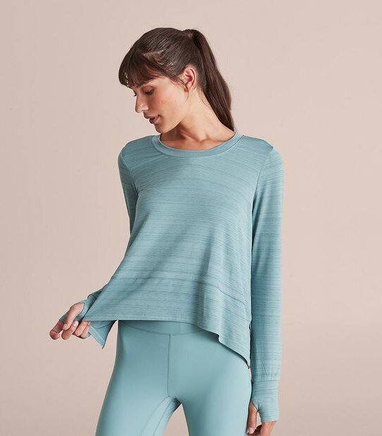 Active Long Sleeve Flowy Top