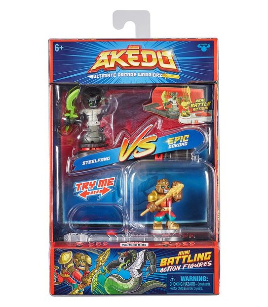 Akedo Ultimate Arcade Warriors Versus Pack - Assorted*