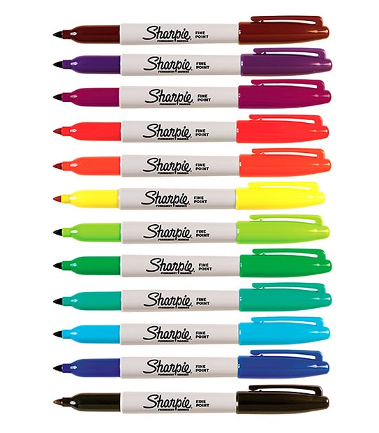 Sharpie Fine Point Fashion Permanent Markers - 12 Pack 