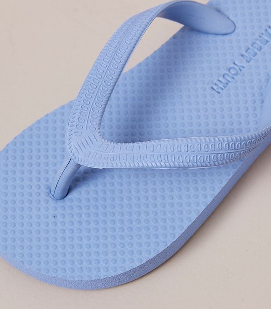 KIDS MUAI BELAIR BLUE RECYCLE THONG SIZE 9-6 3 of 3