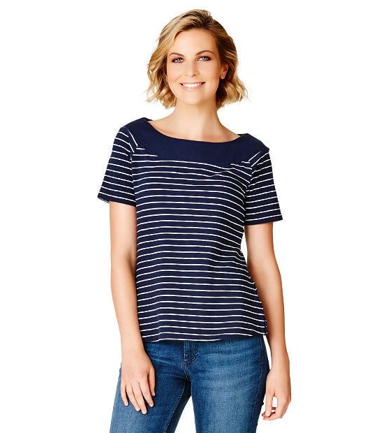 Boat Neck Top
