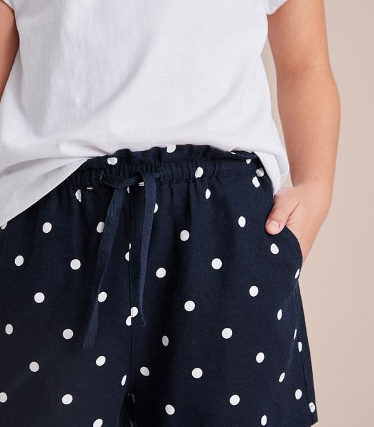 Linen Blend Shorts