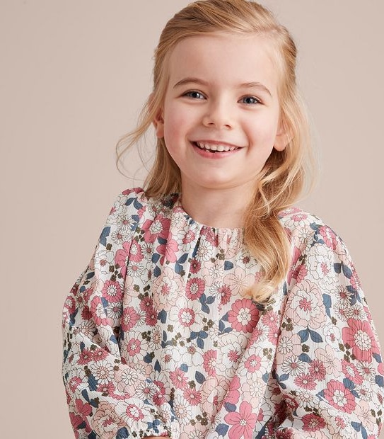 Floral Frill Hem Dress