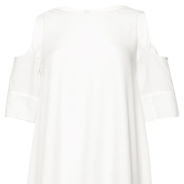 Cold Shoulder Dress White Target Australia