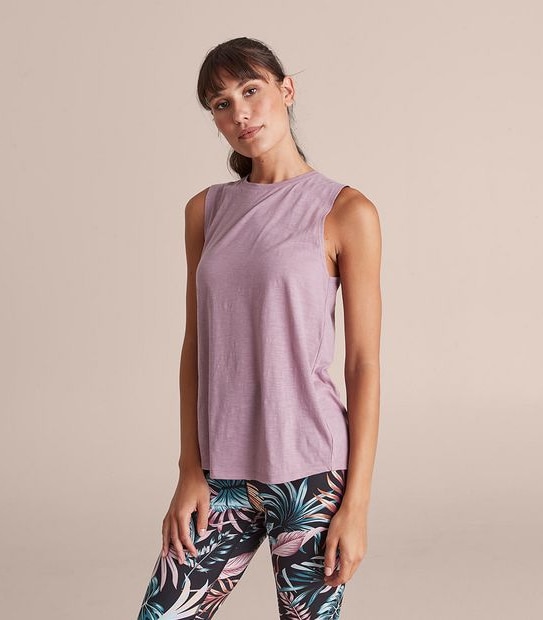 Active Slub Muscle Tank Top