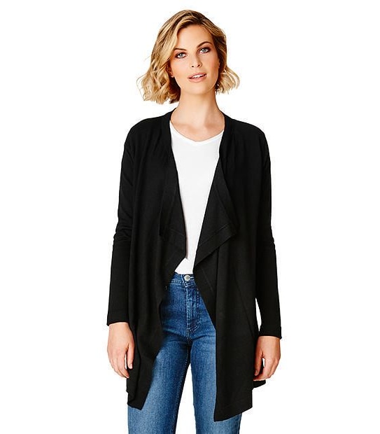 Drape Front Cardigan