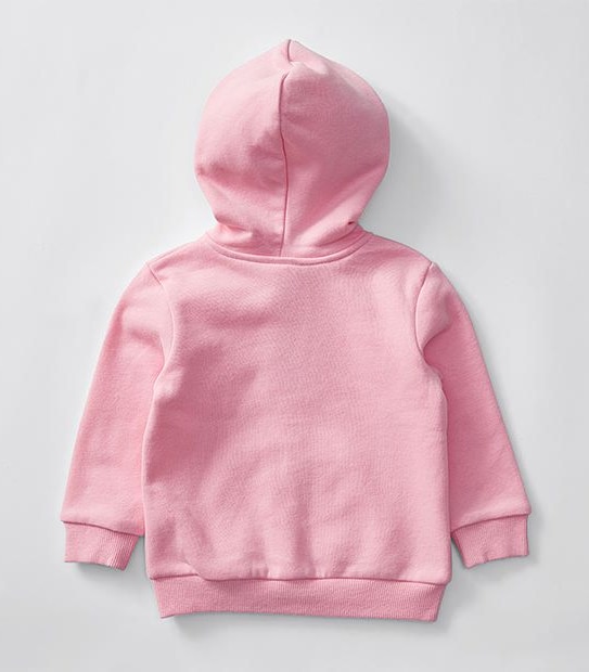 Baby Zip Through Hoodie With Ears 2 of 3