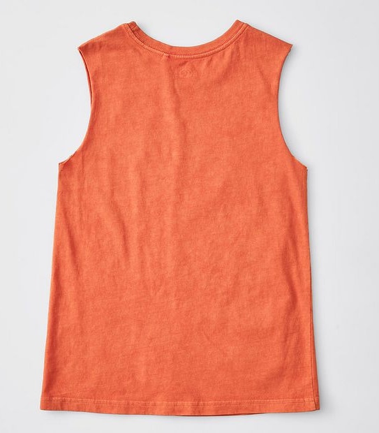 Piping Hot Muscle Tank Top - Orange