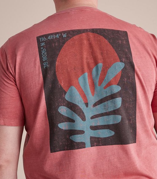 Mr Big Garment Dye Print T-Shirt