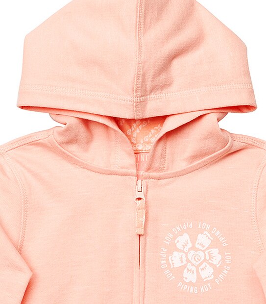 Girls' Piping Hot Zip Through Hoodie