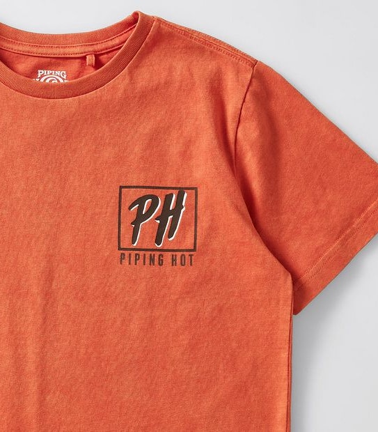 Piping Hot T-shirt - Orange
