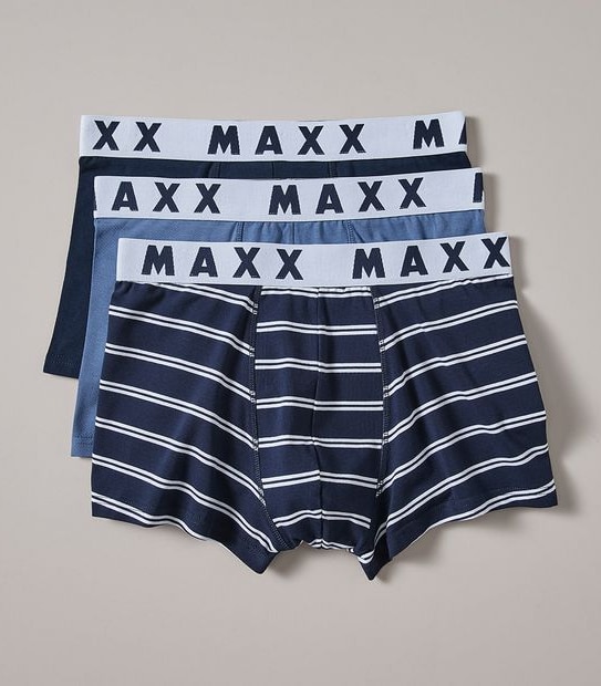 Maxx 3 Pack Hipster Trunks