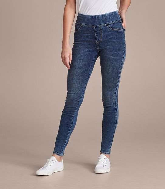 Lydia High Rise Full Length Denim Jeggings