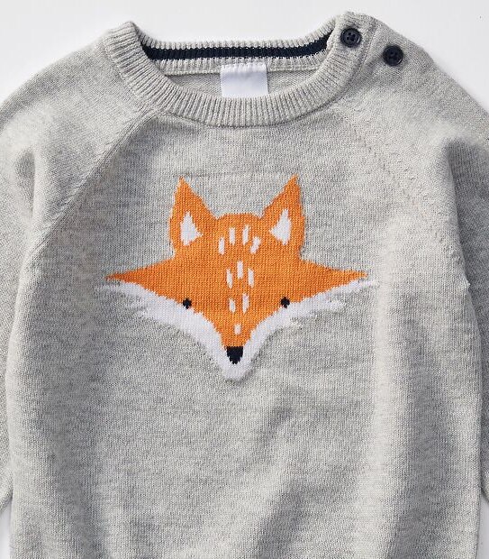 Baby Fox Knit Jumper