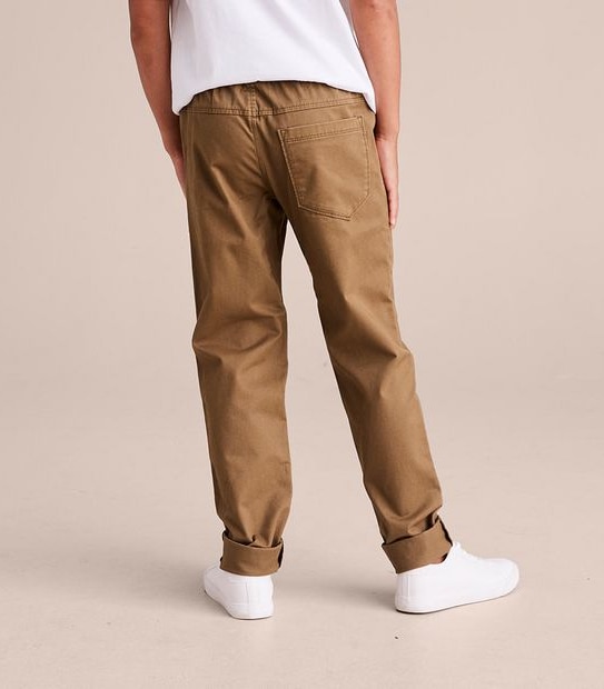 Pull On Cuffed Chino Pants