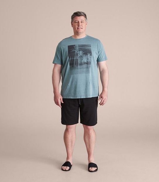 Mr Big Garment Dye Print T-Shirt