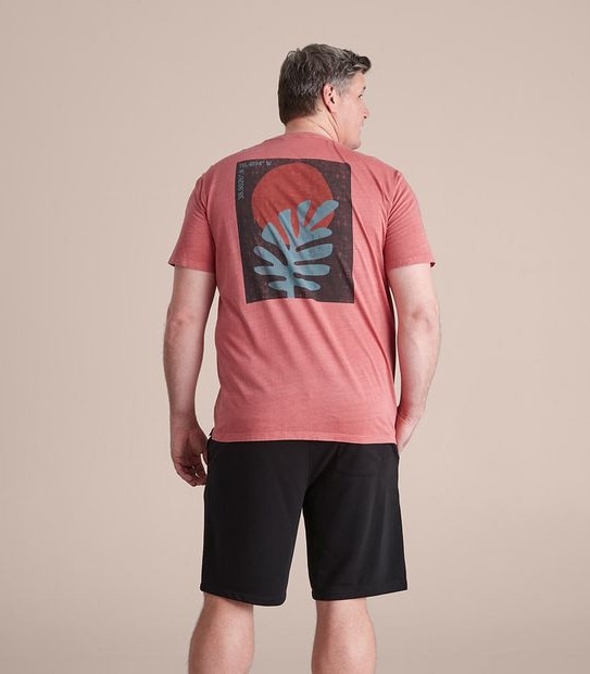 Mr Big Garment Dye Print T-Shirt