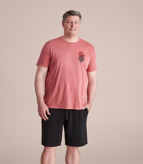 Mr Big Garment Dye Print T-Shirt