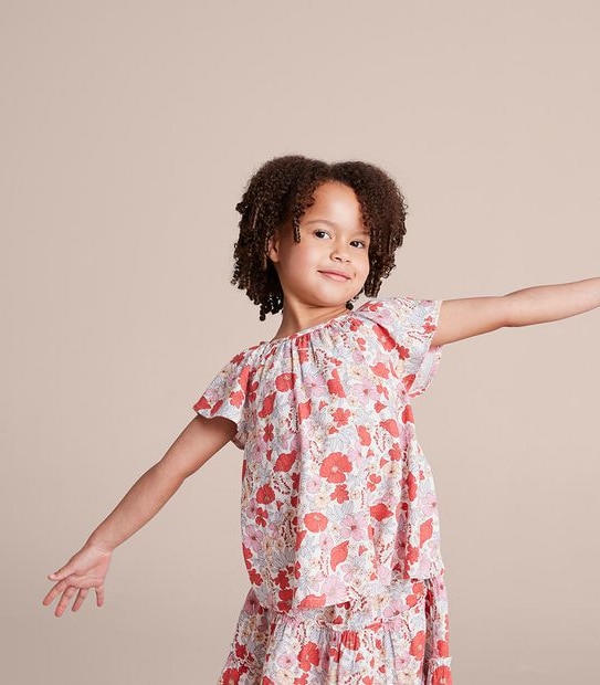 Linen Blend Floral Tank Target Australia