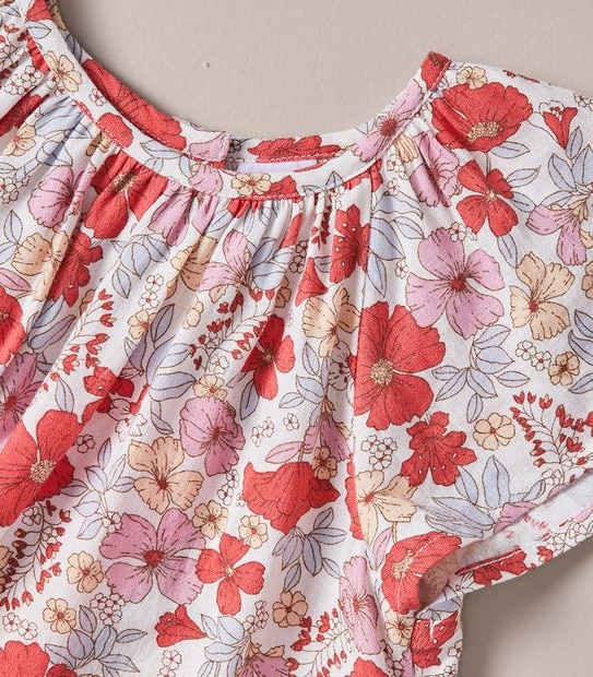 Linen Blend Floral Tank Target Australia