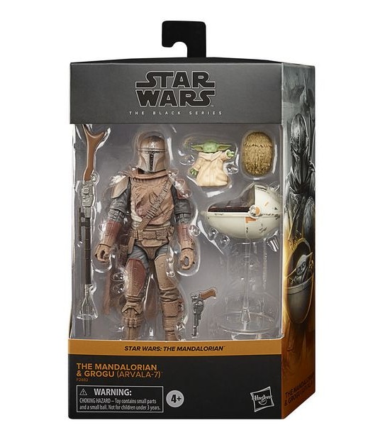 Star Wars The Black Series - Mandalorian and Grogu (Arvala-7)