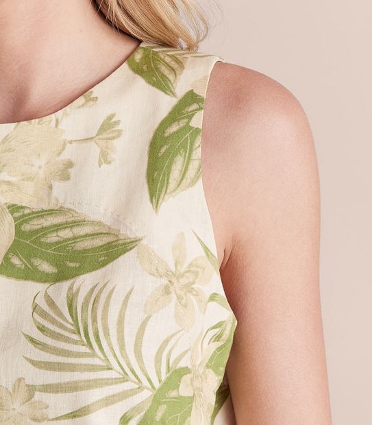 Preview Linen Blend Shell Top