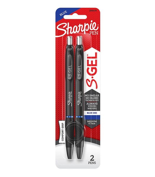 Sharpie 2 Pack Gel Retractable Pens