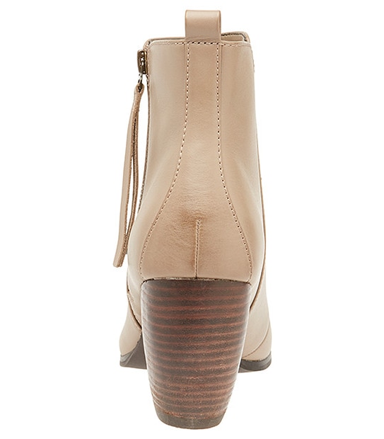 Varsity Leather Ankle Boots