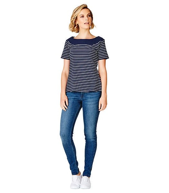 Boat Neck Top