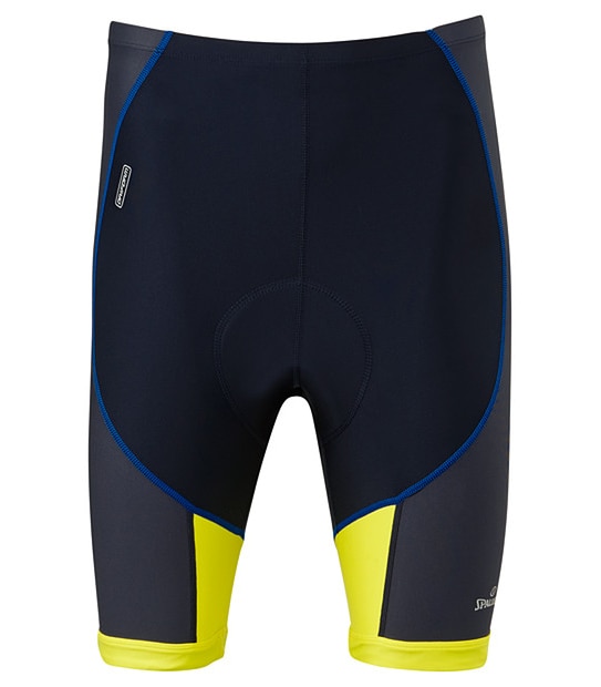 Spalding Cycling Shorts - Navy / Yellow