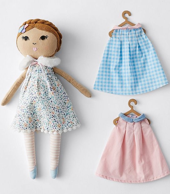 Makker Plush Doll & 2 Outfits 35cm Assorted