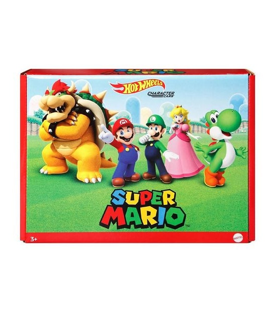 Hot Wheels Character Cars Super Mario 5-Pack