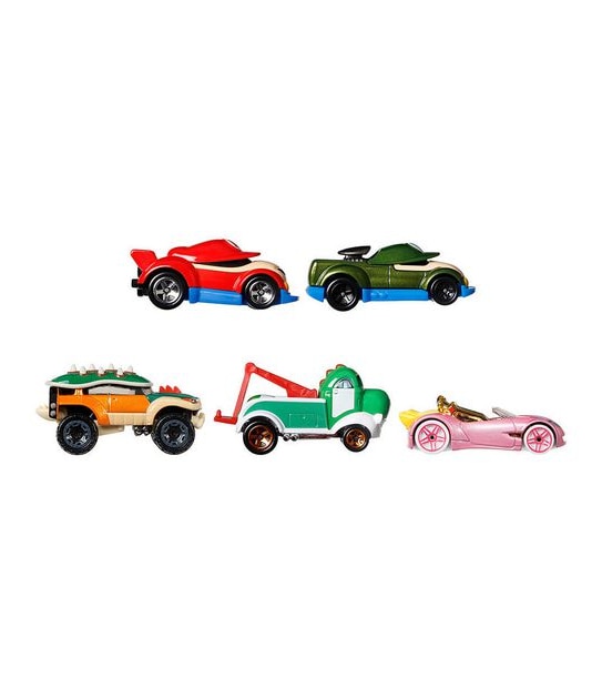 Hot Wheels Character Cars Super Mario 5-Pack