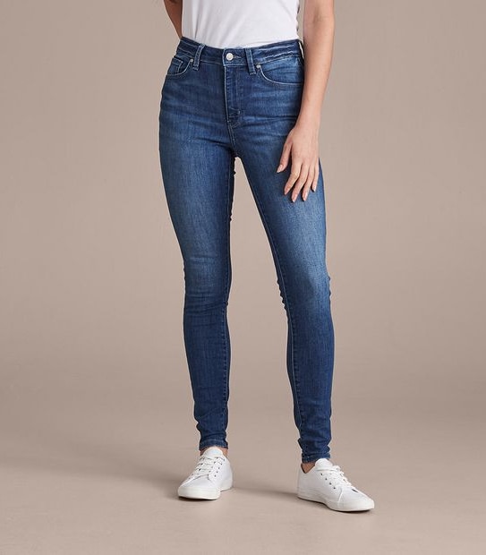 Skinny High Rise Full Length Jeans 