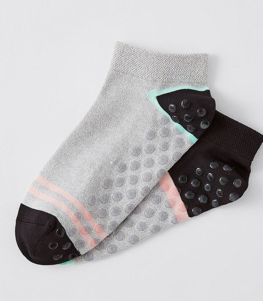 Active 2 Pack Workout Socks - Grey/Black