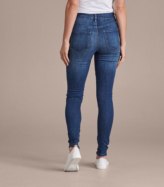 Skinny High Rise Full Length Jeans 