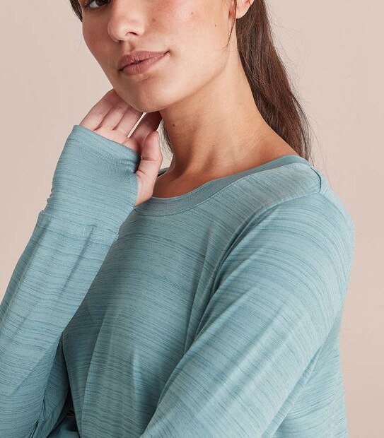 Active Long Sleeve Flowy Top