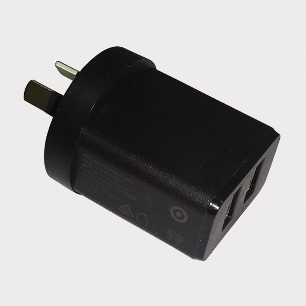 Target Dual USB Wall Charger Black Target Australia