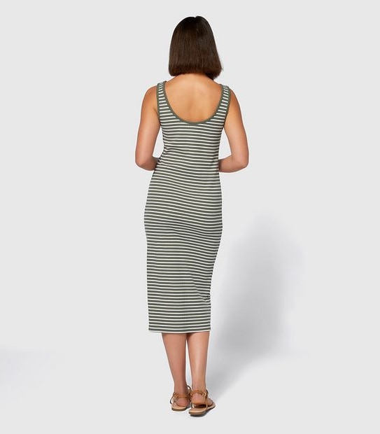 Lily Loves Ribbed Midi Dress
