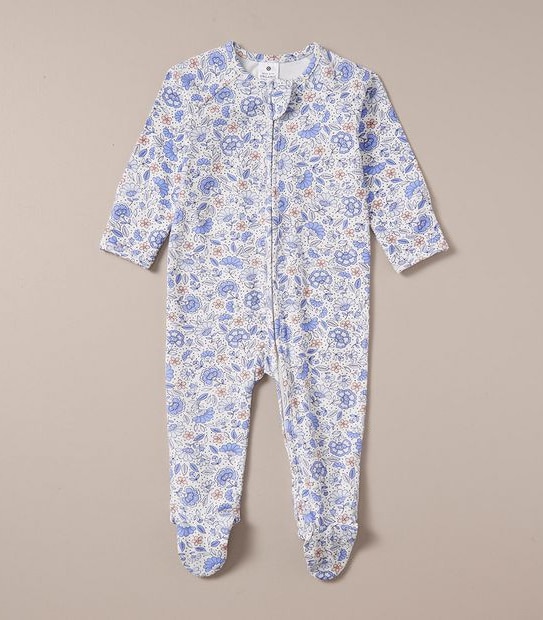 Baby Organic Cotton Print Coverall 4 of 5