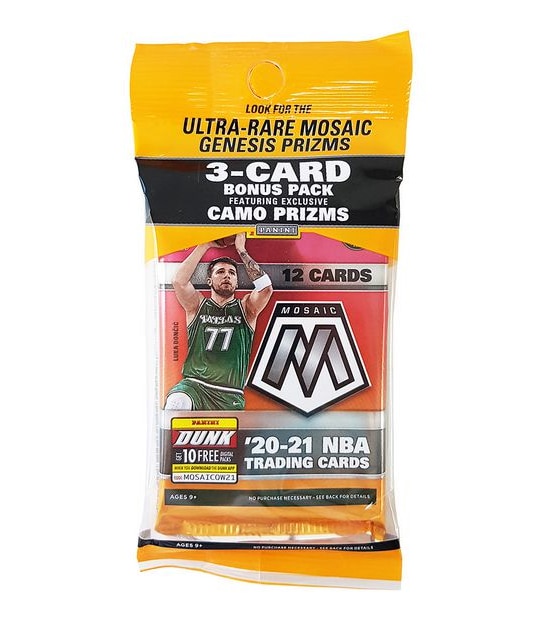 PANINI NBA 2020-21  Mosaic Basketball Multipack - Assorted*