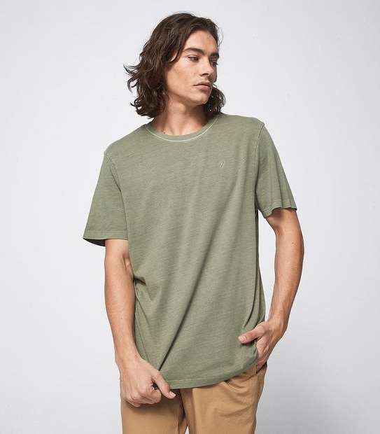 Commons Garment Dye T-Shirt - Vertiver Green | Target Australia