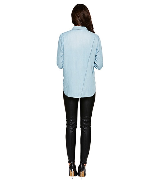 Dannii Minogue Petites Chambray Shirt