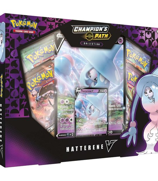 Pokémon TCG: Champion’s Path Collection Box—Hatterene V Assorted
