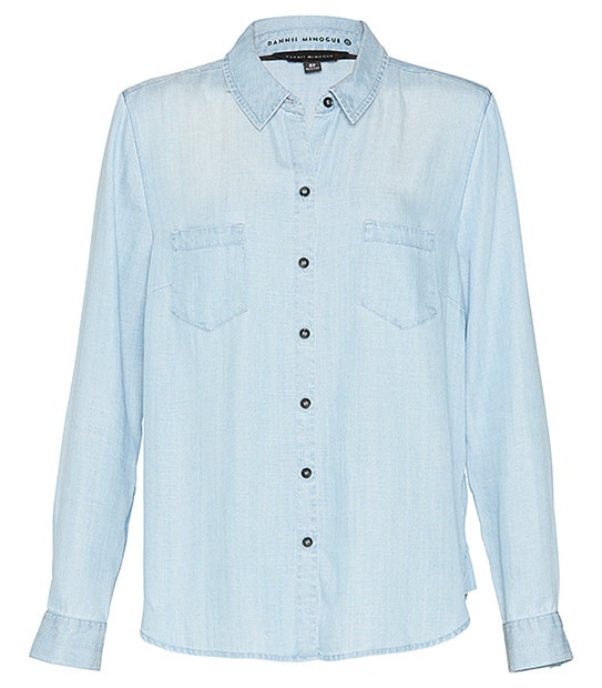 Dannii Minogue Petites Chambray Shirt