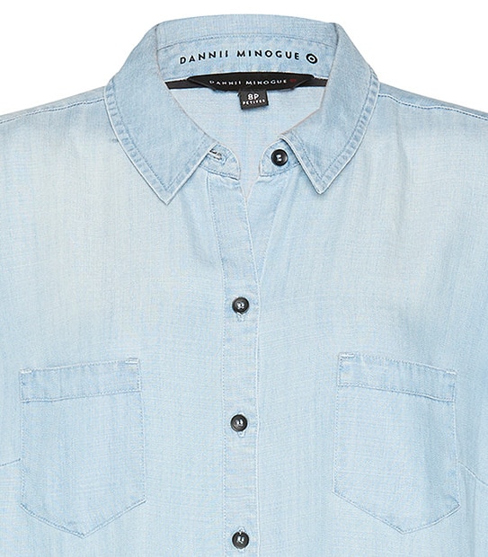 Dannii Minogue Petites Chambray Shirt