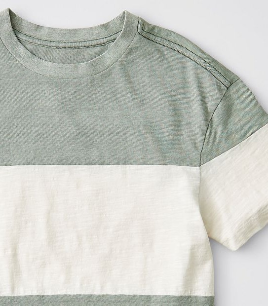 Colour Block Stripe T-shirt