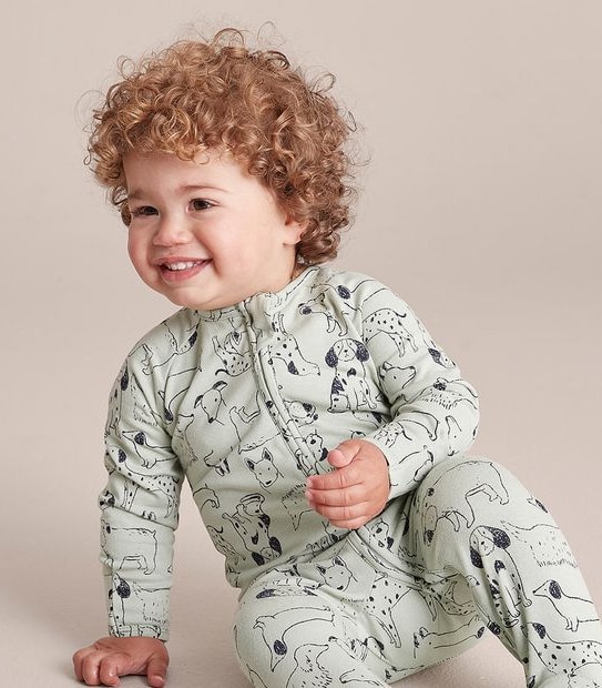 Baby Organic Cotton Print Coverall Target Australia