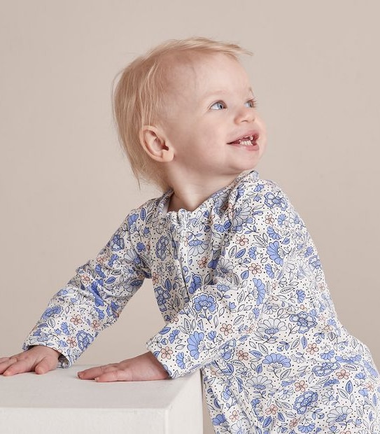 Baby Organic Cotton Print Coverall 5 of 5