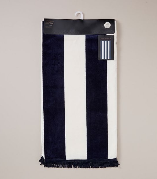 Jardin Stripe Jacquard Beach Towel
